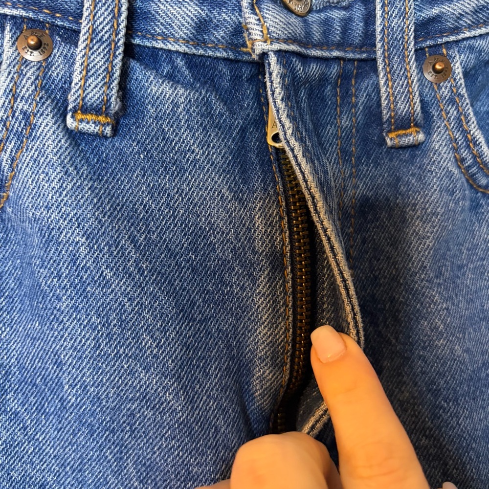 Abercrombie The Barrel Jean Mid Rise size 26 - Picture 5 of 6